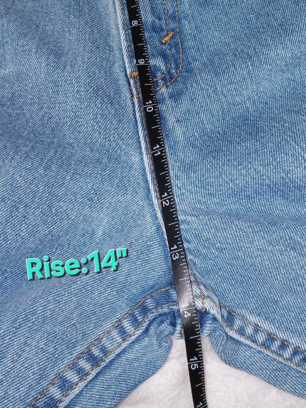 Vintage 90s Levi’s Mom Jeans USA Made High Rise Tapered Med Wash Two Pair Sz 20 - Picture 14 of 16